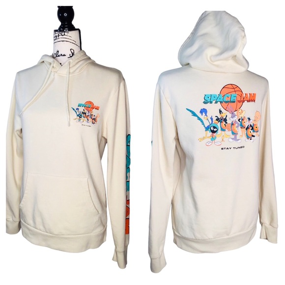 Space Jam A New Legacy Looney Tunes Graphic Print Hoodie - Size Small - Picture 1 of 16